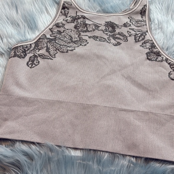 Athleta Aurora Seamless High Neck Crop Tank sz S - Picture 7 of 9